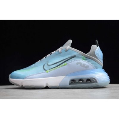 Nike Air Max 2090 Açık Mavi / Gri Koşu Ayakkabısı Türkiye - 41N96R0M